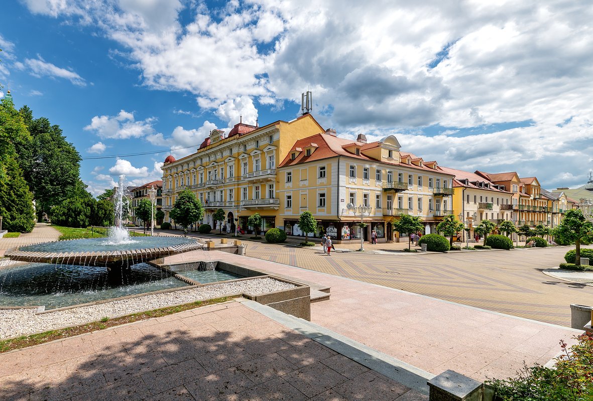 Курортный город Франтишкови-Лазне в Чехии