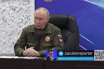 Путин снова надел военную форму