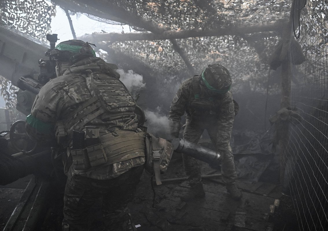 Украинские военнослужащие из батальона специального назначения Национальной полиции у города Красноармейска (украинское название Покровск), 20 ноября 2025 года