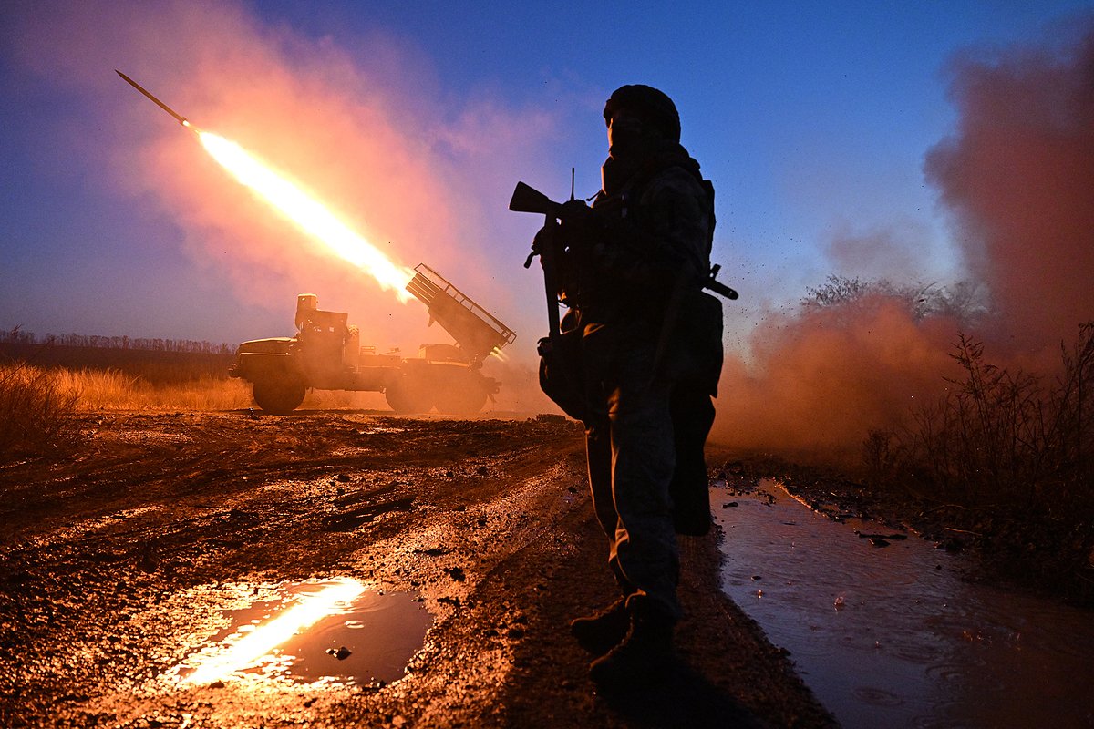 Боевая работа РСЗО «Град» группировки «Центр» на красноармейском направлении в зоне СВО