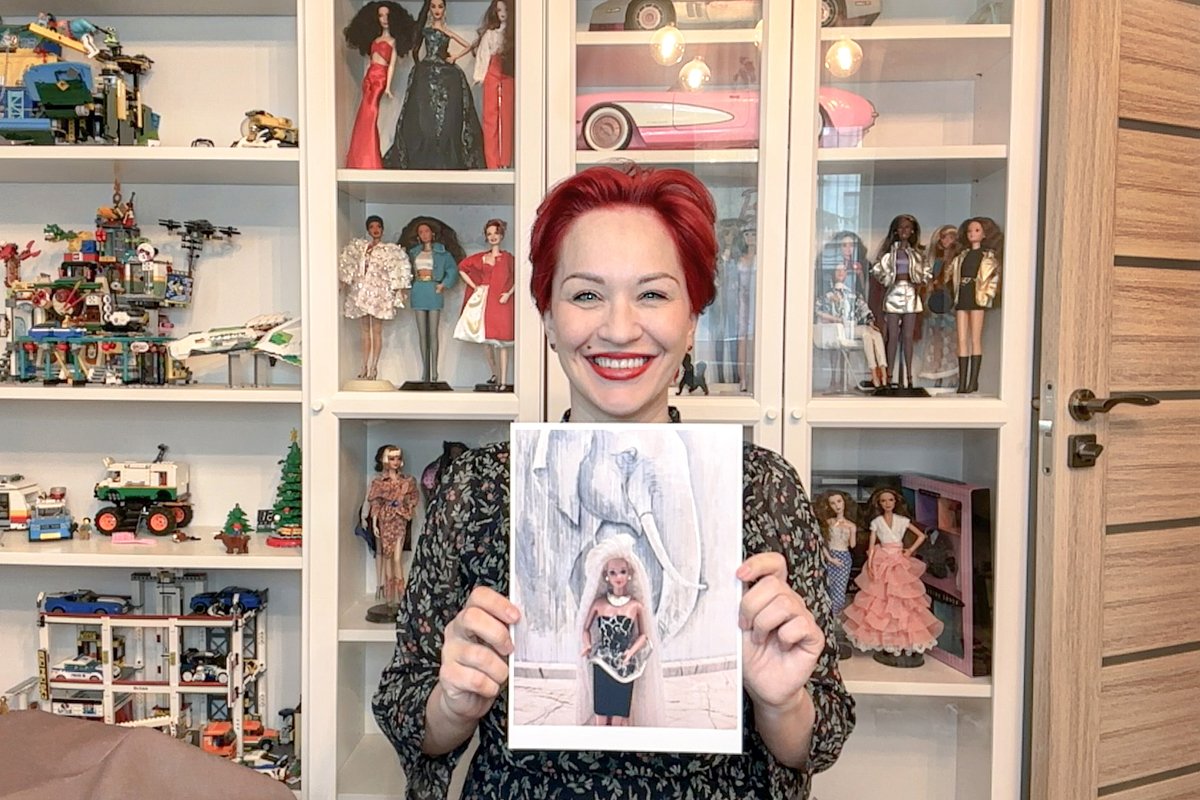 Кристина долго мечтала открыть музей Барби и смогла осуществить мечту
