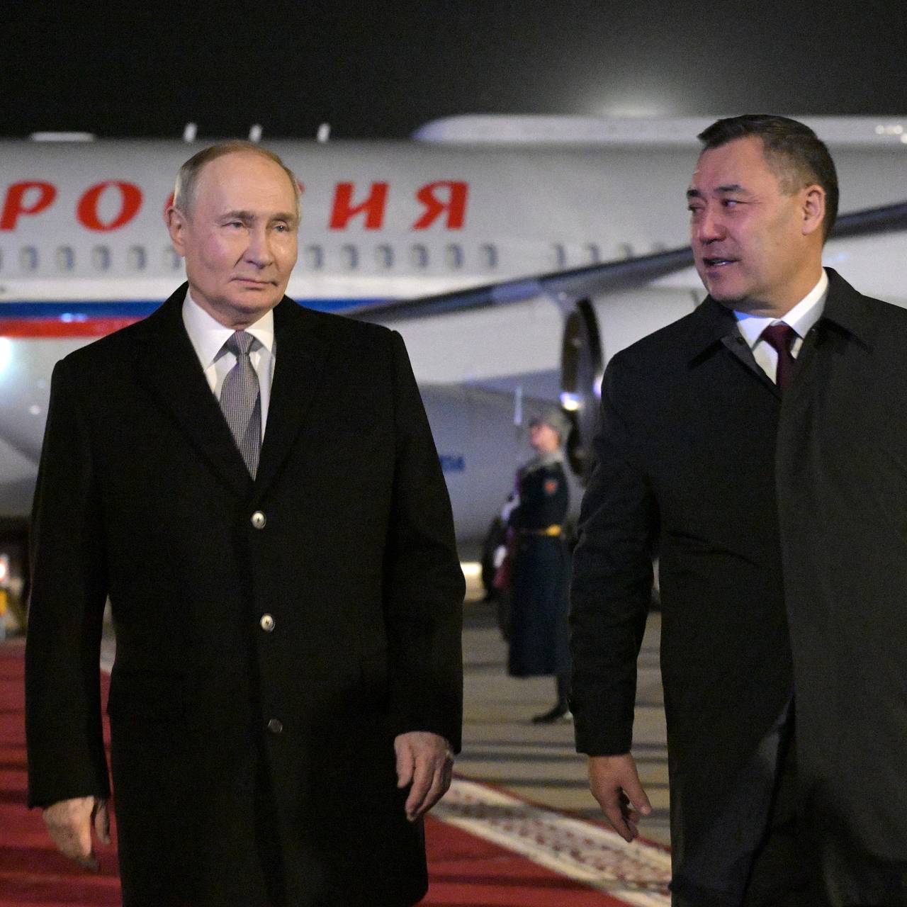 Путин прибыл на переговоры в Киргизию