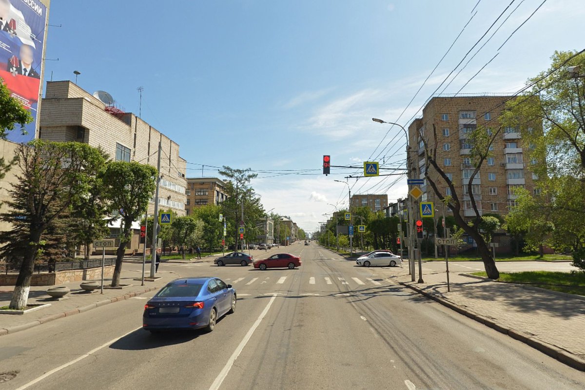 Улица Карла Маркса в Красноярске