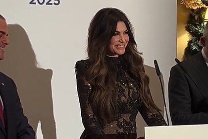 Посол США пришла на официальный прием в прозрачном наряде