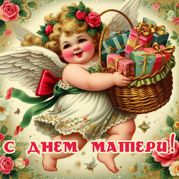 Открытка для мамы на День матери