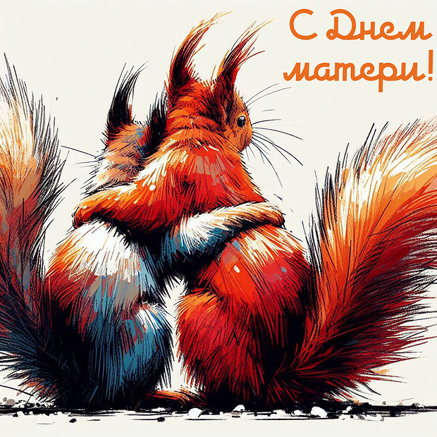 Открытка с Днем матери бесплатно

