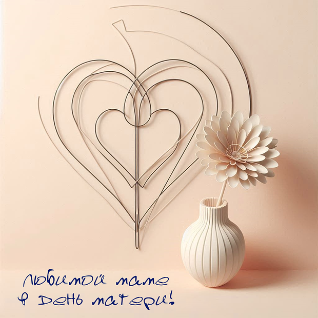 Красивая открытка с Днем матери
