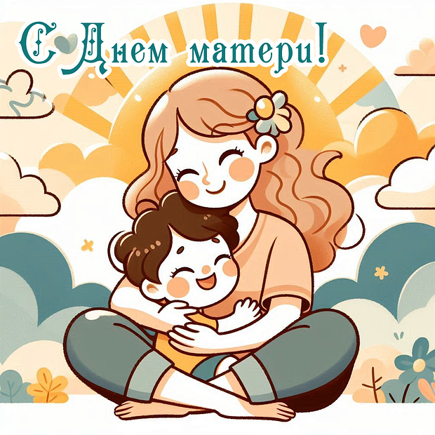 Открытка для мамы на День матери