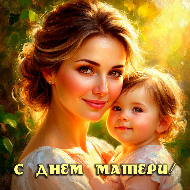 Открытка с Днем матери бесплатно

