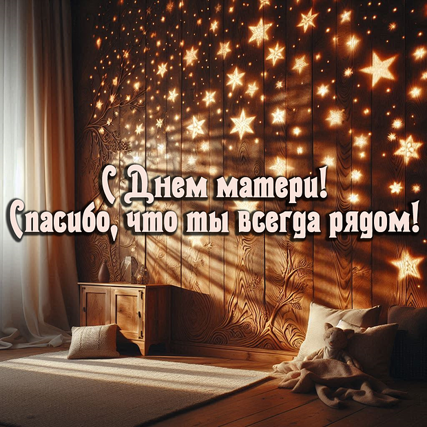 Красивая открытка с Днем матери
