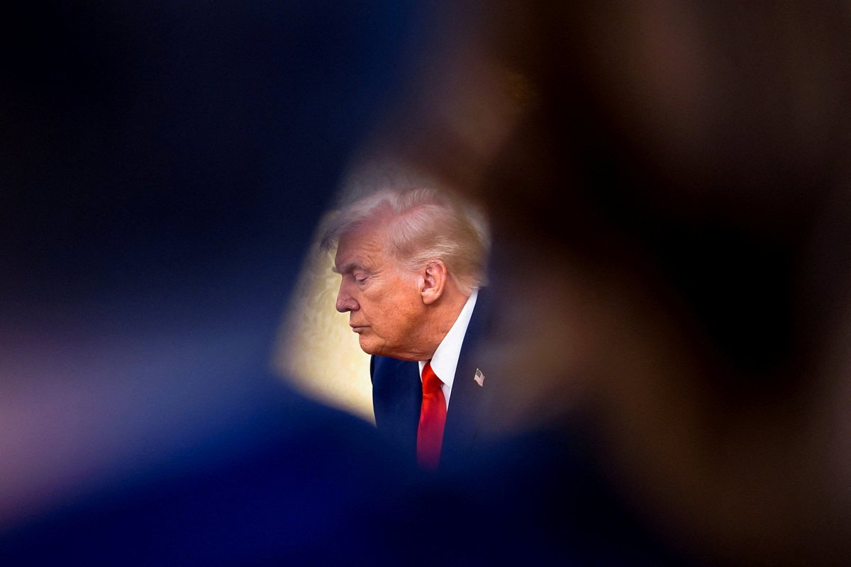 Президент США Дональд Трамп во время встречи с президентом Финляндии Александром Стуббом, Вашингтон, США, 9 октября 2025 года