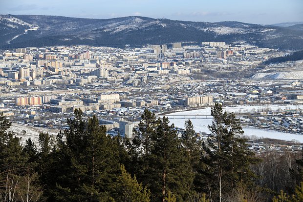 Вид на город Чита