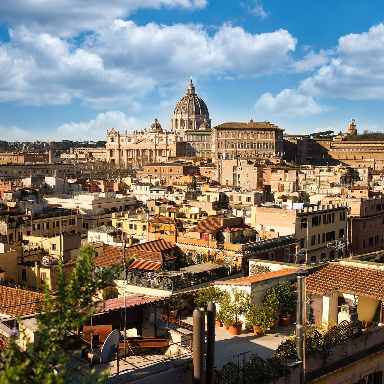 Дед Мороз из Великого Устюга прогулялся по Риму