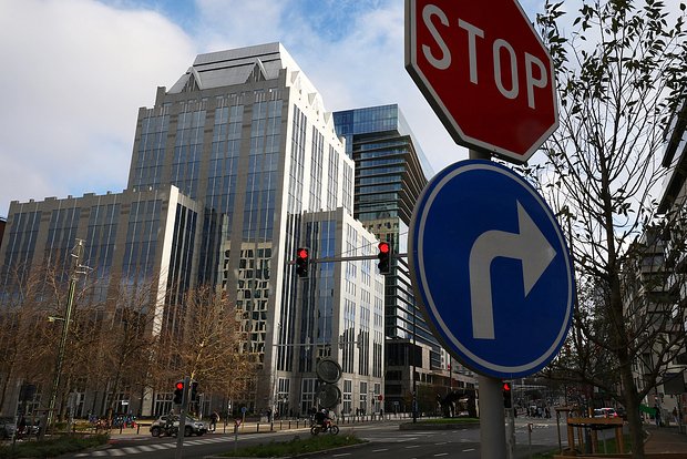 Штаб-квартира Euroclear в Брюсселе