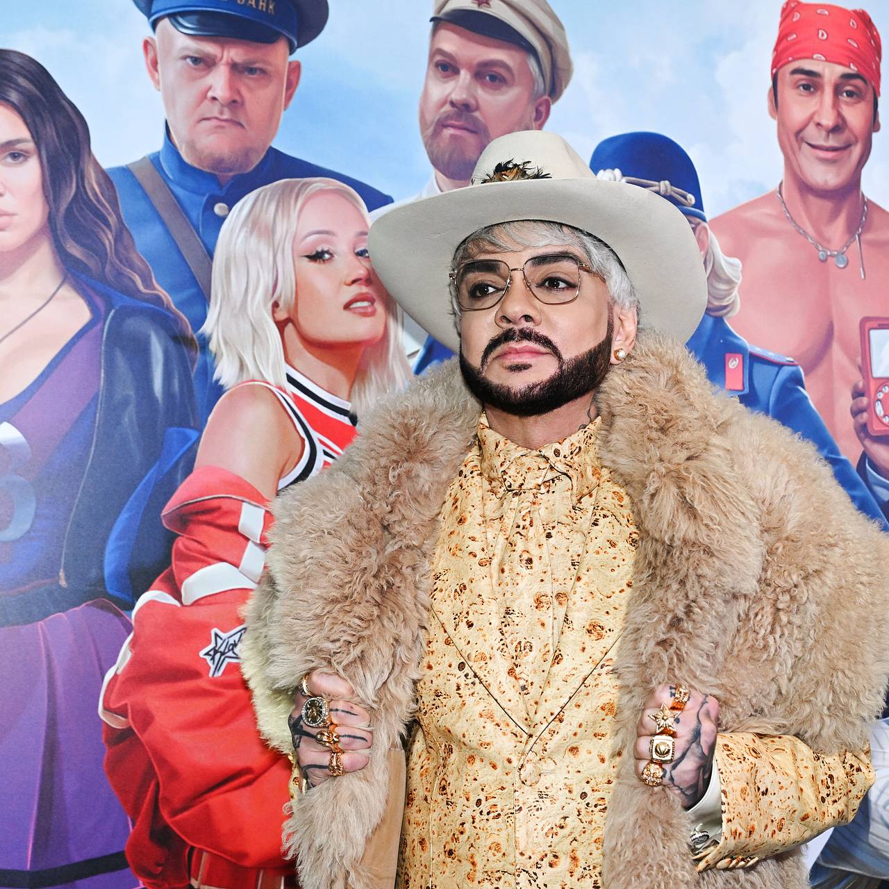 Киркоров надел на кинопремьеру костюм лаваша