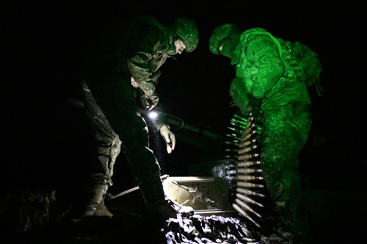 Пункт воздушного наблюдения 169-й отдельной мотострелковой бригады 25-й общевойсковой армии Вооруженных сил России, группировка войск «Запад», окрестности Красного Лимана, Донецкая народная республика (ДНР), Россия