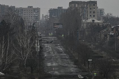 Появились первые кадры из взятого под контроль Красноармейска с высоты птичьего полета