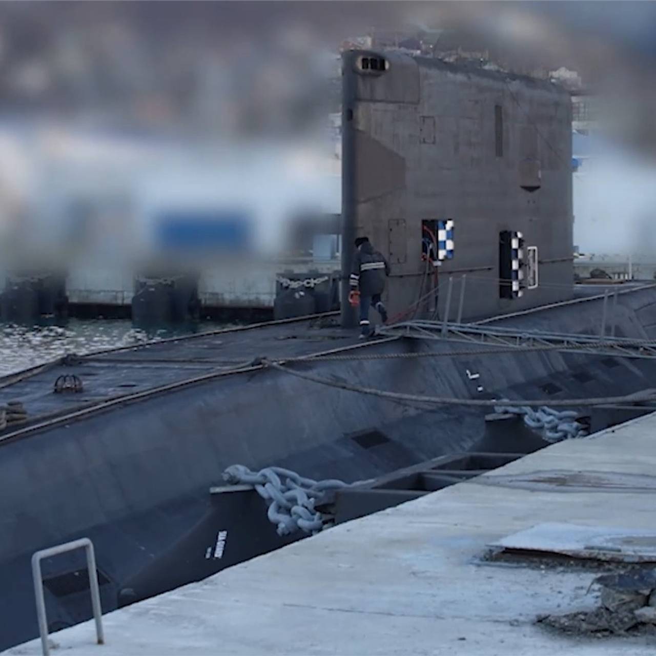 Минобороны показало кадры якобы уничтоженной ВСУ подлодки в Новороссийске