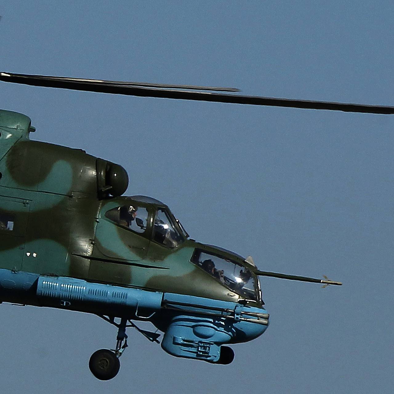 Стало известно о гибели украинского экипажа вертолета Ми-24