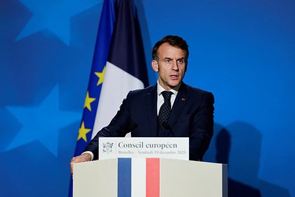 Макрон раскрыл цели кредита в 90 миллиардов евро для Украины