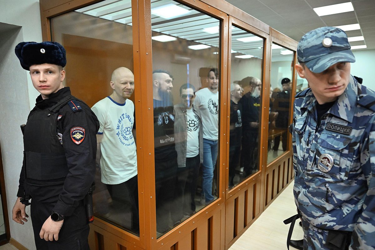 Оглашение приговора по делу о подготовке покушения на Владимира Соловьева во 2-м Западном окружном военном суде