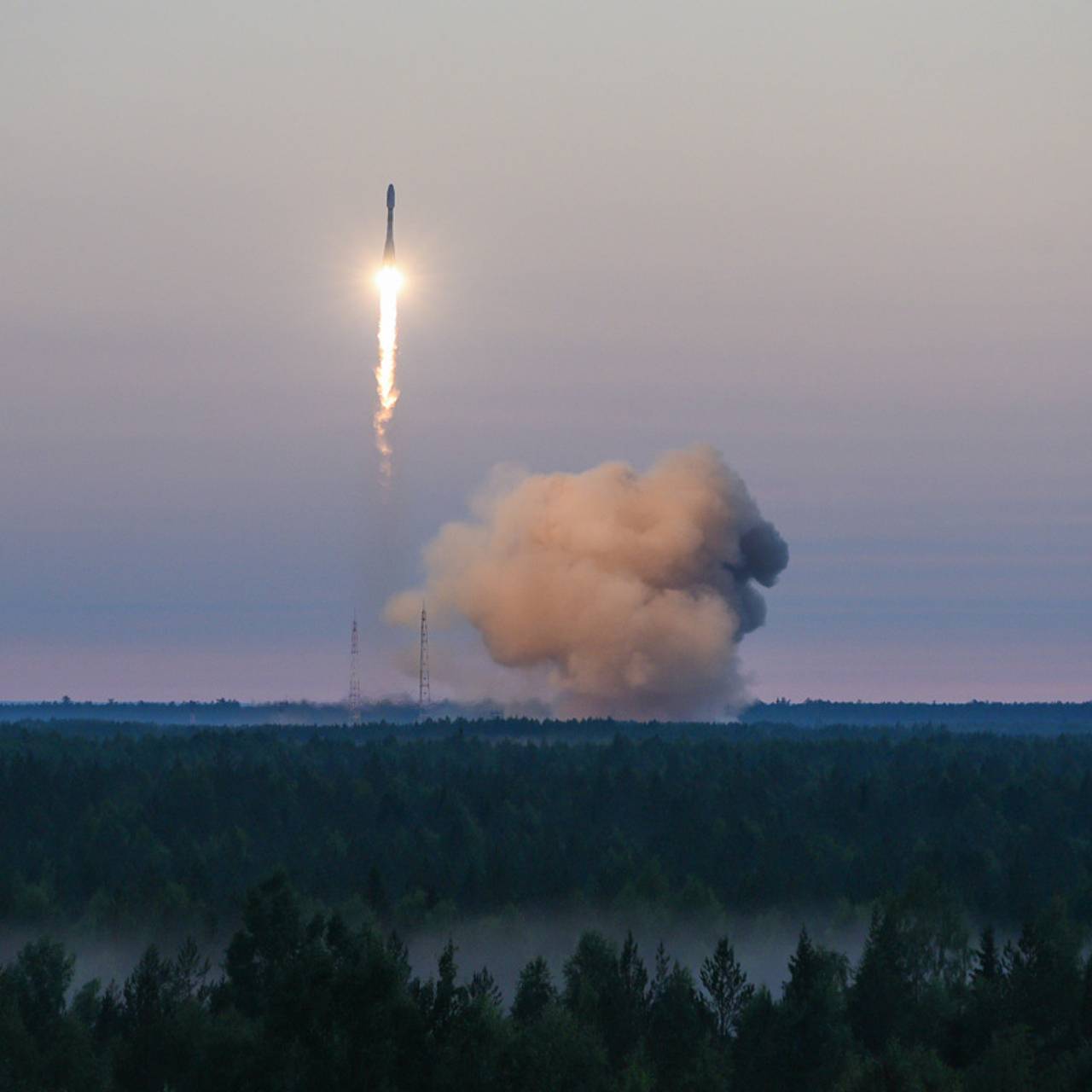 Минобороны заявило об успешном пуске ракеты-носителя &laquo;Союз-2.1а&raquo;