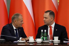 Дональд Туск и Кароль Навроцкий