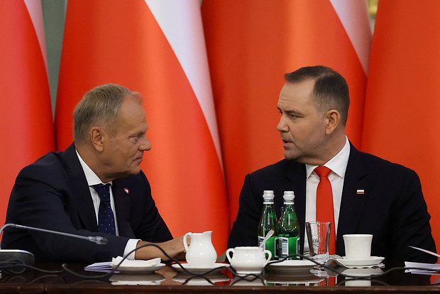 Дональд Туск и Кароль Навроцкий