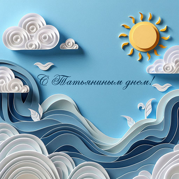 Открытка с Татьяниным днем