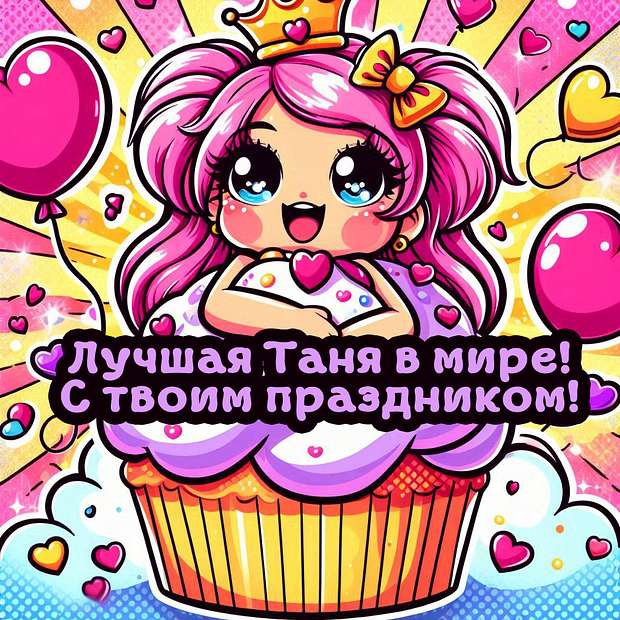 Открытка на Татьянин день 25 января