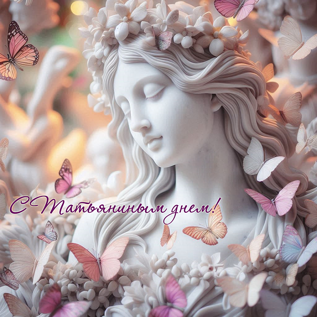 Открытка на Татьянин день 25 января