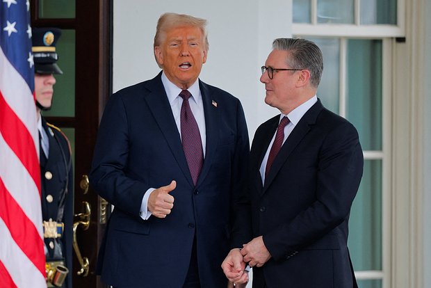 Дональд Трамп и Кир Стармер