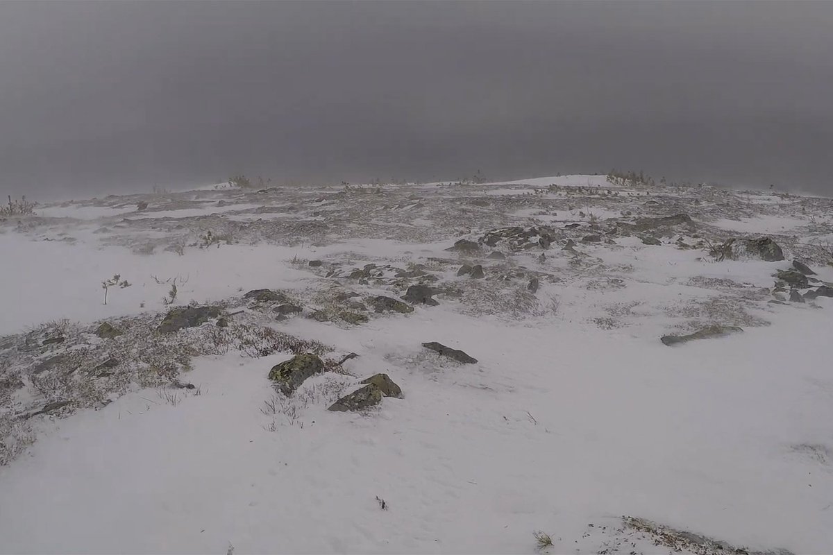 Вид на перевал Дятлова