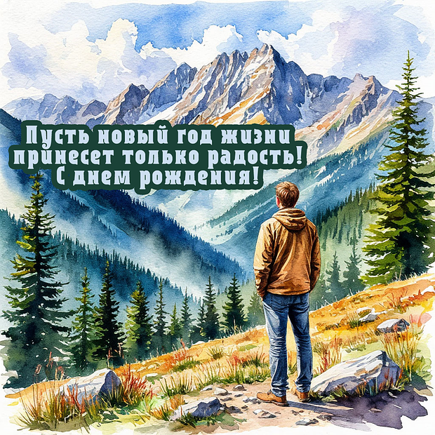 Поздравление с днем рождения папе на открытке
