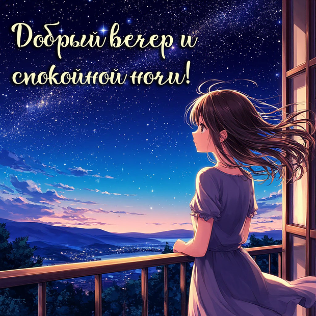 Прикольная открытка спокойной ночи 