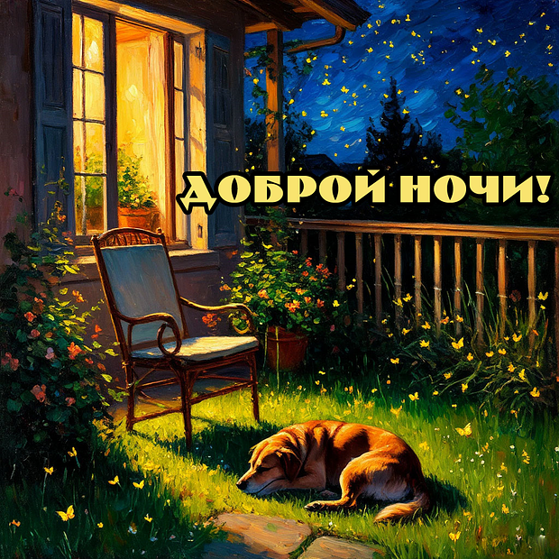 Скачать бесплатно открытку с пожеланием спокойной ночи
