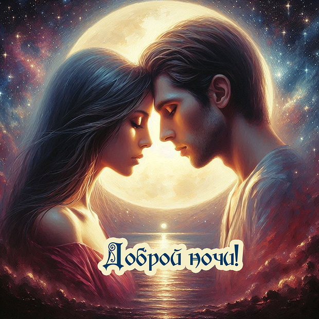 Картинка с пожеланием доброй ночи
