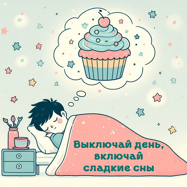 Скачать бесплатно открытку с пожеланием спокойной ночи
