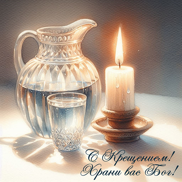 Красивая картинка с Крещением
