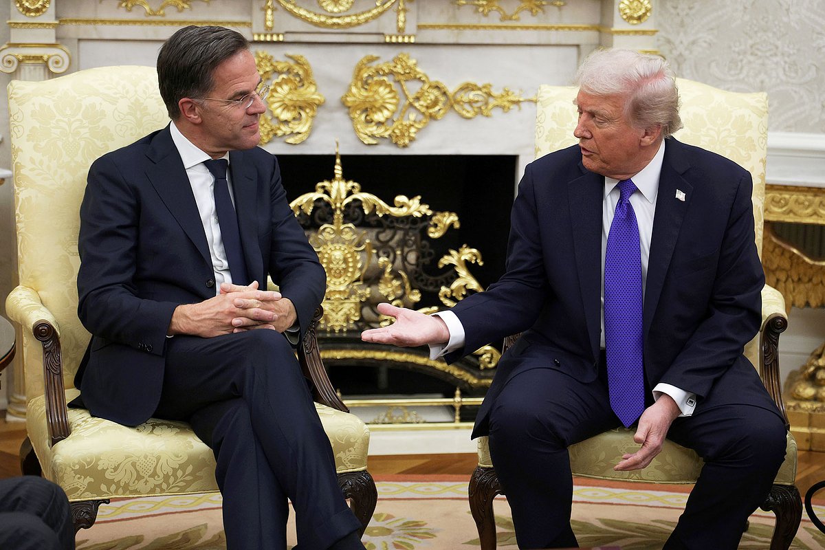 Дональд Трамп и Марк Рютте