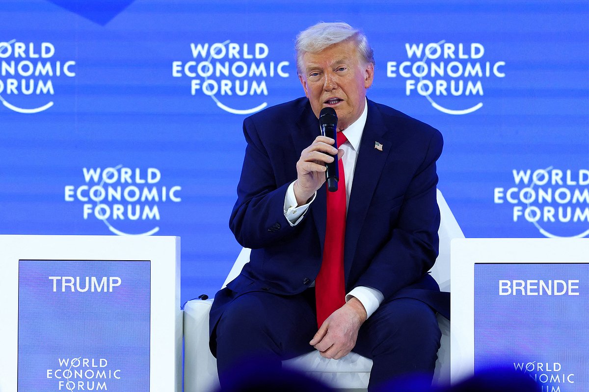 Выступление президента США Дональда Трампа на Всемирном экономическом форуме в Давосе, 21 января 2026 года
