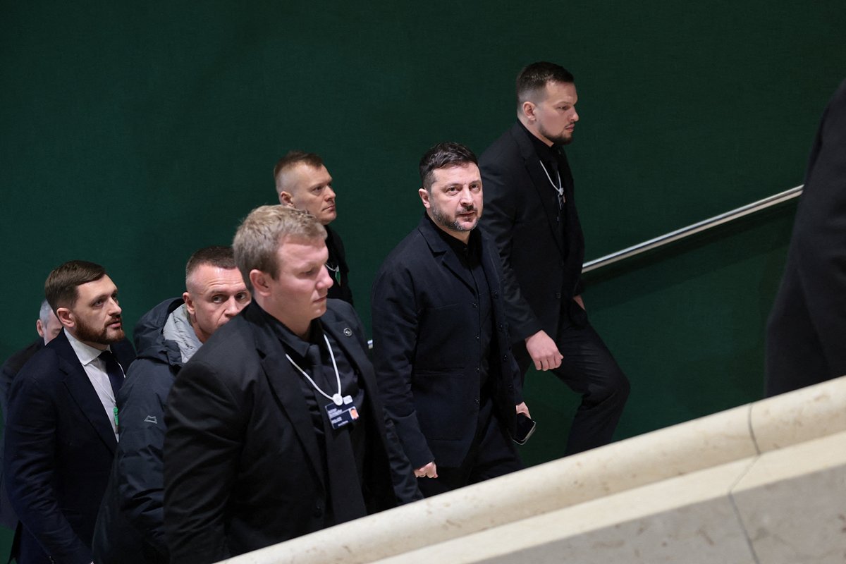 Президент Украины Владимир Зеленский в Давосе