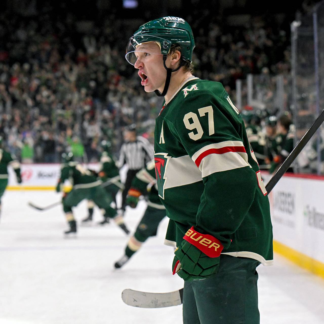 Капризов оформил дубль в матче НХЛ