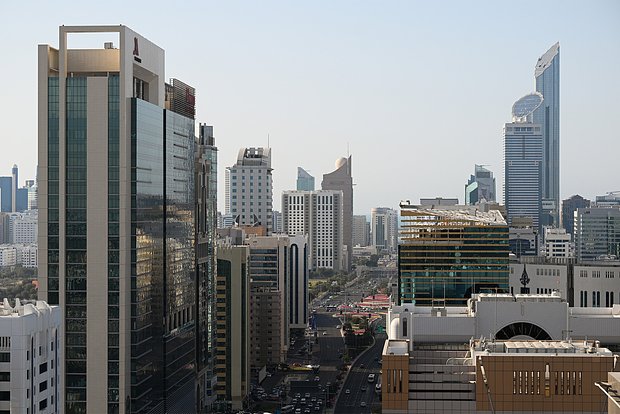 Вид на Абу-Даби