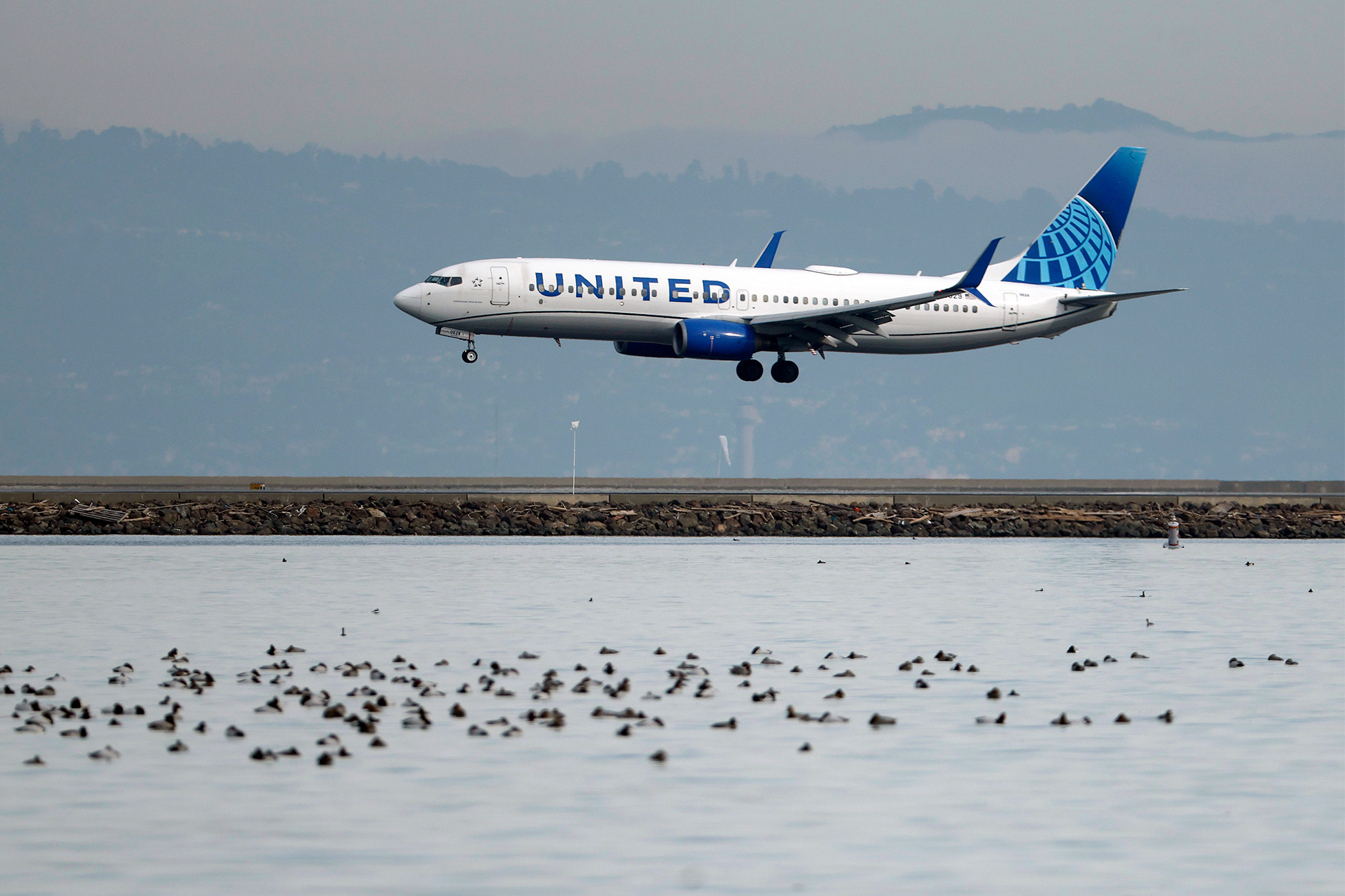 Самолет&nbsp; аварийно сел в другом городе из-за упавшего в грузовой отсек ноутбука