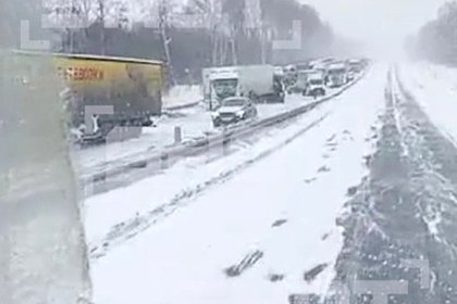 На трассе М7 произошло массовое ДТП