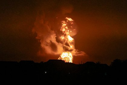 Извержение грязевого вулкана произошло в Азербайджане