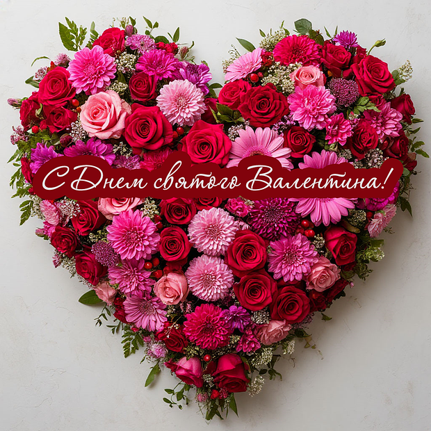 Открытка с 14 февраля
