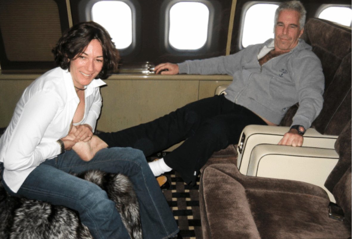 Джеффри Эпштейн и его помощница Гислейн Максвелл