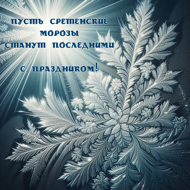 Бесплатная открытка со Сретением Господним
